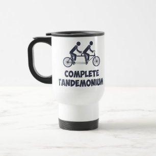 Tandem Bike Complete Tandemonium Travel Mug