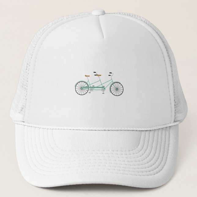 Tandem Bike Trucker Hat (Front)