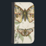Tandem Butterflies Over Green Leaves Samsung S4 Wallet Case<br><div class="desc">Like the Blue Angels,  these butterflies are flying in tandem. Watch them soar over green leaves,  spreading their colourful and majestic wings. If you love looking at butterflies you'll love this piece!</div>