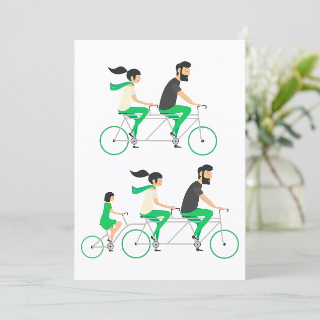 Tandem Cyclists Invitation (Creator Uploaded)