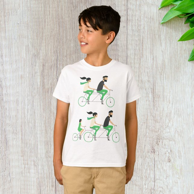 Tandem Cyclists T-Shirt (Creator Uploaded)