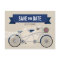 Tandem Dark Blue Bicycle Wedding Save the Date