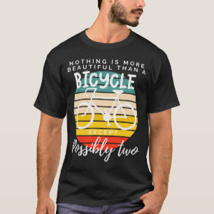 Tandem Joyride: Twice the Fun Bicycle Humour Tee! T-Shirt