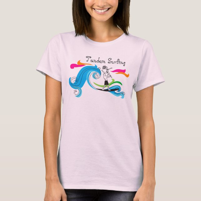 Tandem Surfing Funky T-Shirt (Front)