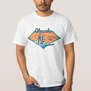 Tandem Surfing Hawaiian Guys T-shirts