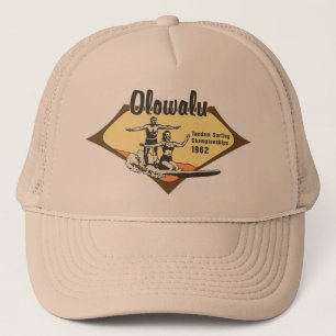 Tandem Surfing Hawaiian Trucker Hats
