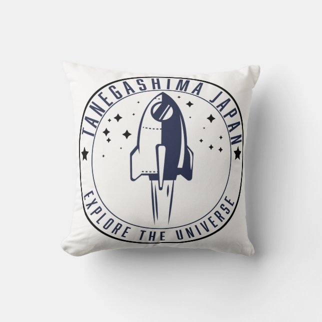 Tanegashima Japan Explore the Universe  Cushion (Front)