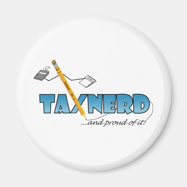 TaNerd Fridge Magnet (Front)