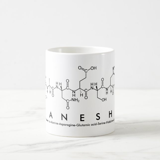 Tanesha peptide name mug (Center)