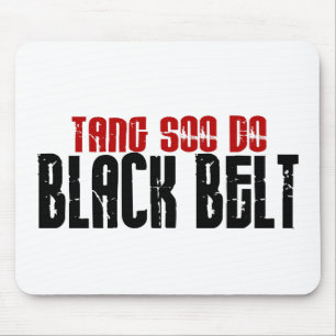 Tang Soo Do Black Belt Karate Mouse Mat
