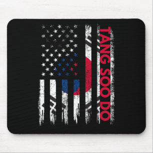 Tang Soo Do Karate Martial Arts Training Korean Fl Mouse Mat