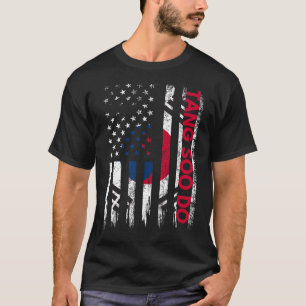 Tang Soo Do Karate Martial Arts Training Korean Fl T-Shirt