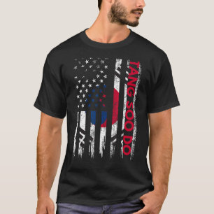 Tang Soo Do Karate Martial Arts Training Korean Fl T-Shirt