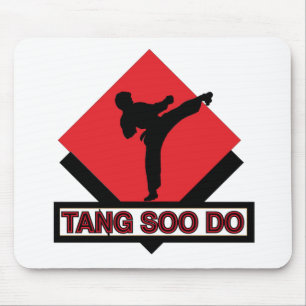 Tang Soo Do red diamond Mouse Mat