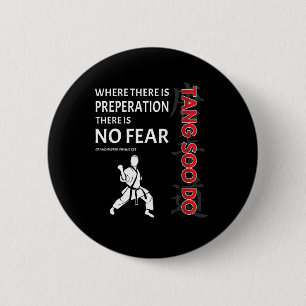 Tang Soo Do Shirt Karate Martial Arts Gifts Traini 6 Cm Round Badge
