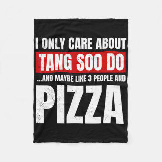 Tang Soo Do Sparring Martial Artist Karate Master  Fleece Blanket