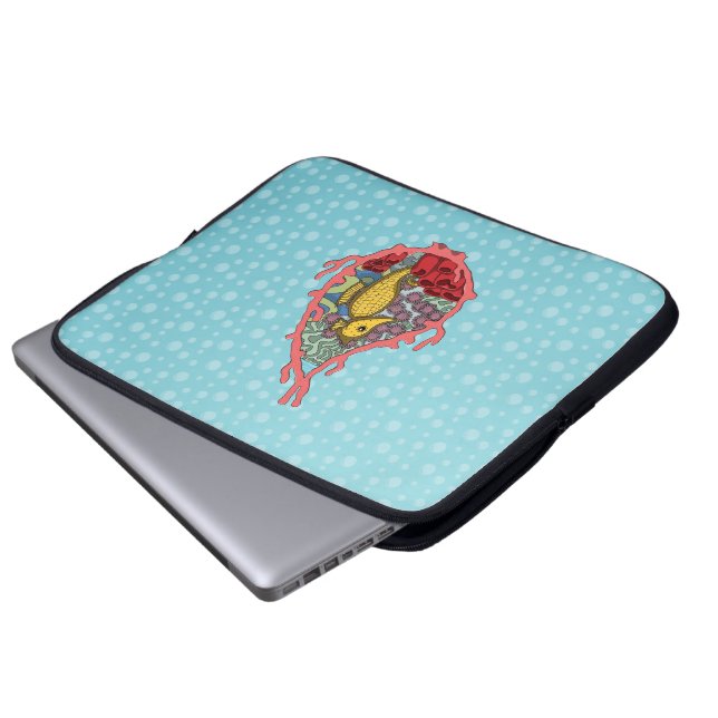 Tanga the Seahorse Laptop Sleeve (Front Bottom)