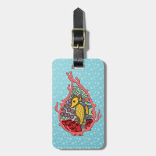 Tanga the Seahorse Luggage Tag