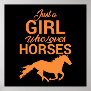Tangerine A Girl Who Loves Horses  Poster
