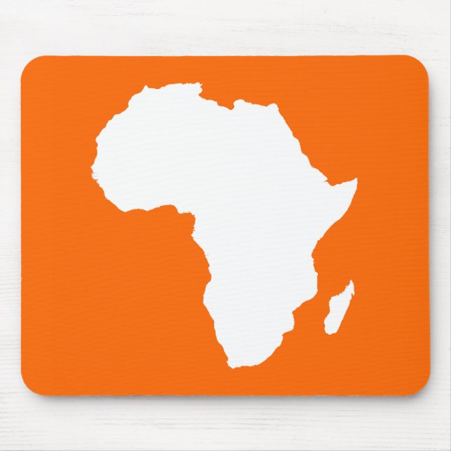 Tangerine Audacious Africa Mouse Mat (Front)