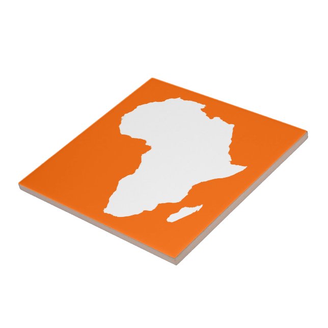 Tangerine Audacious Africa Tile (Side)