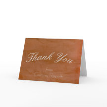 Tangerine Blank Thank You 2.0