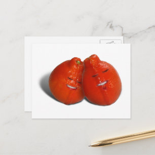 Tangerine Couple  Postcard