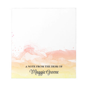 Tangerine Dream Pageant Stationery Small Notepad