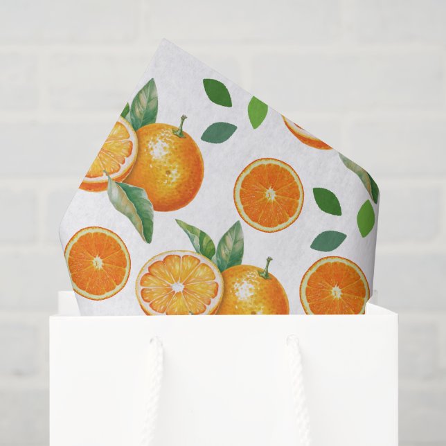 Tangerine Fruit Tissue Paper (Gift Bag)