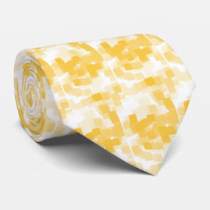 "Tangerine" Geometric Art Tie