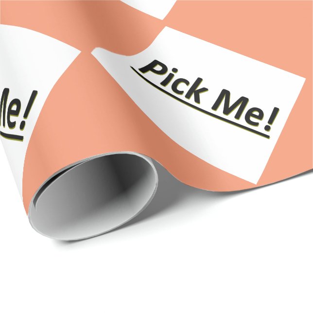 Tangerine Gift Wrapping Paper (Roll Corner)