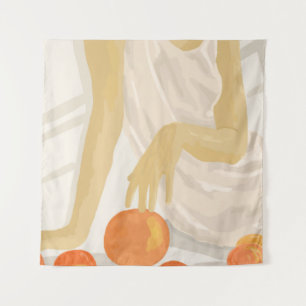 Tangerine Grace Tapestry