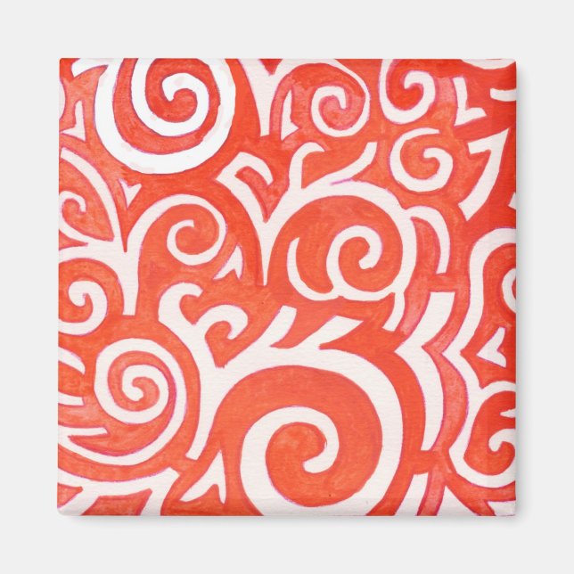 Tangerine Magnet (Front)