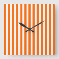 Tangerine Modern Stripes