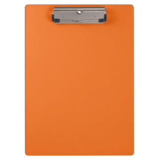 “Tangerine Orange” Clipboard