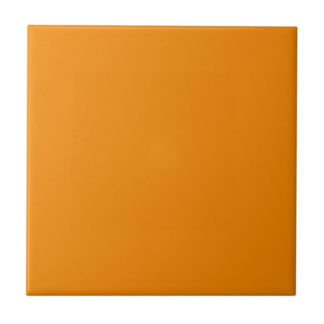 Tangerine Orange Color Tile (Front)