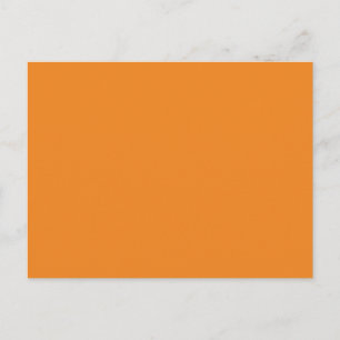 Tangerine Orange template to personalise Customise Postcard
