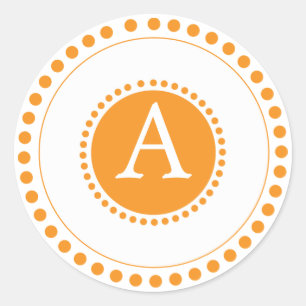 Tangerine - Personalised Envelope seals