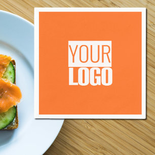 tangerine pop - add your logo napkin
