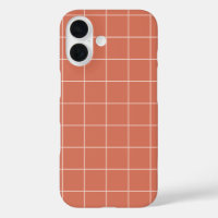 Tangerine Terracotta Windowpane