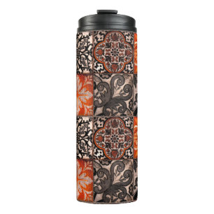 Tangerine Tile Thermal Tumbler