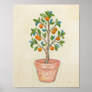 Tangerine Tree art print