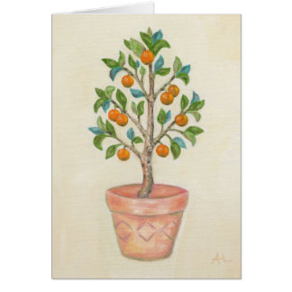 Tangerine Tree card
