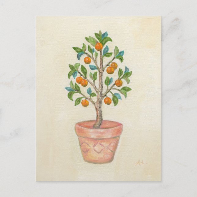 Tangerine Tree postcard (Front)
