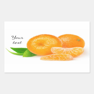 Tangerines Rectangular Sticker