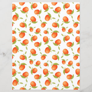 Tangerines Scrapbook Journal