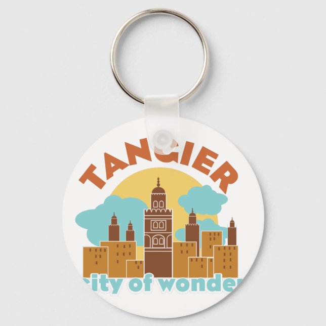 Tangier City Of Wonder Key Ring (Front)