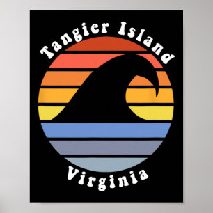 Tangier Island Virginia Va Beach Vacation Souvenir Poster