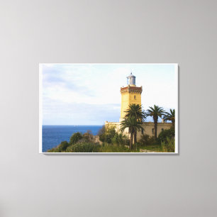 Tangier Morocco lighthouse at Cap Spartel Canvas Print
