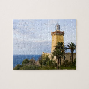 Tangier Morocco lighthouse at Cap Spartel Jigsaw Puzzle